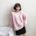 2019 Women'S Kawaii Ulzzang Vintage College Loose Clouds Sweater Female Korean Punk Thick Cute Loose Harajuku Clothing For Women