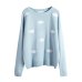 2019 Women'S Kawaii Ulzzang Vintage College Loose Clouds Sweater Female Korean Punk Thick Cute Loose Harajuku Clothing For Women