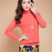 2019 autumn winter cashmere sweater female pullover high collar  turtleneck sweater women solid color lady basic sweater