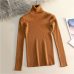 2019 casual Autumn Winter Basic Sweater pullovers Women turtleneck Solid Knit Slim Pullover female Long Sleeve warm Sweater