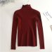 2019 casual Autumn Winter Basic Sweater pullovers Women turtleneck Solid Knit Slim Pullover female Long Sleeve warm Sweater