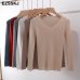 2019 new Spring Autumn V Neck sweater Pullovers Women Slim basic Sweater Elastic soft Jumpers female women sweater