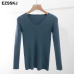 2019 new Spring Autumn V Neck sweater Pullovers Women Slim basic Sweater Elastic soft Jumpers female women sweater