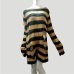 6 Colors Gothic Punk Plus Size Long Sweaters Women Striped Character Cool Hollow Out Hole Broken Jumpers Pullover Knit Sweater