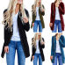 Autumn Long Jacket Coat Women Ladies Long Sleeve Slim Knitted Cardigan Outwear