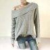 Autumn Off Shoulder Sweater Women Pullover Sweater Warm Winter Knitted Sweater Ladies Long Sleeve Women Loose Sweater Female