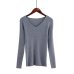 Autumn V Neck Sweater Knitted Fashion Womens Sweaters 2019 Winter Tops For Women Pullover Jumper Pull Femme Hiver Truien Dames