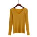 Autumn V Neck Sweater Knitted Fashion Womens Sweaters 2019 Winter Tops For Women Pullover Jumper Pull Femme Hiver Truien Dames