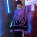 Autumn Winter Harajuku Flame Knitting Bat Sleeve Pullover Sweater Women Tide Outerwear