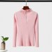 Autumn winter Sweaters Women 2019 Sexy Slim solid color Korean zipper sweater knit Pullovers bottom ladies sweater pullover