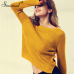 Autumn winter women sweaters and pullovers korean style long sleeve casual crop sweater slim solid knitted jumpers sweater mujer