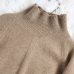 BELIARST Autumn and Winter New Cashmere Sweater Women's High-Necked Pullover Loose Thick Sweater Short Paragraph Knit Shirt