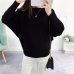 Batwing Sleeve Loose Autumn Women Pullover Sweater Yellow Knit Fashion Female Pull New Arrival Striped Pullovers and Sweaters