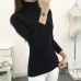 Bigsweety Women Solid Winter Warm Knitted Sweater New Turtleneck Long Sleeve Knit Sweater Mujer Elegant Sweater For Lady