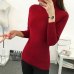 Bigsweety Women Solid Winter Warm Knitted Sweater New Turtleneck Long Sleeve Knit Sweater Mujer Elegant Sweater For Lady