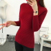 Bigsweety Women Solid Winter Warm Knitted Sweater New Turtleneck Long Sleeve Knit Sweater Mujer Elegant Sweater For Lady