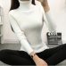 Bigsweety Women Solid Winter Warm Knitted Sweater New Turtleneck Long Sleeve Knit Sweater Mujer Elegant Sweater For Lady