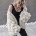 Black Crochet Knitted Cardigan Women Long Sleeve Winter Coat Cashmere Ladies Cardigan Sweater Women Winter 2019 Womens Sweaters