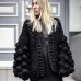 Black Crochet Knitted Cardigan Women Long Sleeve Winter Coat Cashmere Ladies Cardigan Sweater Women Winter 2019 Womens Sweaters