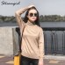 Cashmere Sweater Women Turtleneck Women's Plus Size Knitted Turtleneck Winter Cashmere Sweater For Women Warm Sweaters Female