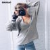 Casual Knitted Sweater Women Streetwear V Neck Long Sleeve Pullovers Loose Solid Coat 2019 Autumn Winter Fashion Women's Sweater