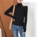 Colorfaith Women Pullovers Sweater 2019 Knitting Autumn Winter Turtleneck Sexy Hollow Out Off Shoulder Casual Ladies Tops SW755