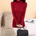 DisappeaRanceLove 2019 Brand autumn medium-long elastic sweater long-sleeve sweater female pullover turtleneck sweater