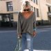 Diwish Women Sweater Autumn Tops Fashion Casual Loose Pullovers Sweater V-Neck Women's Sexy Tops 10 Colors Ladies Knitwear 2019