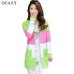 Elegant Women Sweaters Spring Summer Thin Cardigans Knitted Long Cardigan Cotton Haut Femme Ete  Blusas Gilet  Size XL