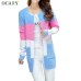 Elegant Women Sweaters Spring Summer Thin Cardigans Knitted Long Cardigan Cotton Haut Femme Ete  Blusas Gilet  Size XL