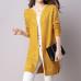 Fall Women Cardigan Solid Color Hollow Out Sweaters Size S-XXL Poncho Full Sleeve Open Stitch Female Knitted Outerwear