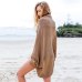 Fitshinling BOHO Winter cardigans for women oversize batwing sleeve sweaters long cardigan female knitted clothes khaki jackets