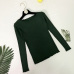 Frill Round Neck Autumn Knitted Sweater Womens Sweaters 2018 Winter Tops For Women Pullover Jumper Pull Femme Hiver Dames Truien