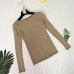 Frill Round Neck Autumn Knitted Sweater Womens Sweaters 2018 Winter Tops For Women Pullover Jumper Pull Femme Hiver Dames Truien