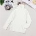 GCAROL New Arrival Fall Winter Women Pleuche Turtleneck Sweater Stretch High Quality Smooth Thick Pullover Basic Warm OL Tops