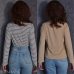 GCAROL New Arrival Fall Winter Women Turtleneck Basic Tops Slim Full Sleeve Shirt Stretch Vintage Render Unlined Upper Garment