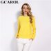 GCAROL New O Neck Women 30% Wool Sweater Candy Jumper Casual Stretch Fall Winter Basic Render Knit Pullover S-3XL