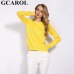 GCAROL New O Neck Women 30% Wool Sweater Candy Jumper Casual Stretch Fall Winter Basic Render Knit Pullover S-3XL