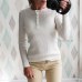 GIGOGOU Button Autumn Winter Women Sweater Fashion Knitted Rib Slim Jumper Top High Elasticity Soft Pullover Sweater Female