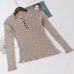 GIGOGOU Button Autumn Winter Women Sweater Fashion Knitted Rib Slim Jumper Top High Elasticity Soft Pullover Sweater Female