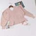 GIGOGOU Double V-Neck Autumn Winter Women Sweater Lurex Glitter Knitted Jumper Top Flare Sleeves Casual Female Pullover Sweater