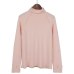 GIGOGOU Fashion Turtleneck Warm Women Sweater High Neck Knitted Sweater Pullovers With Thumb Hole Fall Autumn Winter Jumper Top