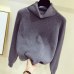 GIGOGOU Thick Turtlneck Cowl Neck Women Sweater Streetwear Knitted Pullovers Top Autumn Winter Clothes Christmas Sweater Pull