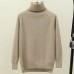 GIGOGOU Turtleneck Women Sweater Winter Warm Female Jumper Thick Christmas Sweaters Ribbed Knitted Pullover Top Pull Hiver Femme