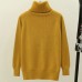 GIGOGOU Turtleneck Women Sweater Winter Warm Female Jumper Thick Christmas Sweaters Ribbed Knitted Pullover Top Pull Hiver Femme