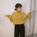 Harajuku Women Solid Color Turtleneck Loose Brief Thermal Thickening Retro Sweater Female Kawaii Knitted Jumper And Pullover