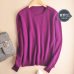 High Quality 2019 Autumn Winter Cashmere cotton Blended Knitted Women Sweaters And Pullovers Jersey jumper pull femme hiver