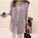 Hot Women Spring Autumn Long Cardigan Sweater Coat Female 2019 Fashion Long Sleeve Crochet Girl Knitted Jacket Tops