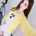 Korean women's sweater cardigan sweater coat a thin and short paragraph 2019 Hitz air jacket