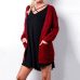 LOGAMI Long Cardigan Women Long Sleeve Knitted Sweater Cardigans Autumn Winter Womens Sweaters 2017 Jersey Mujer Invierno